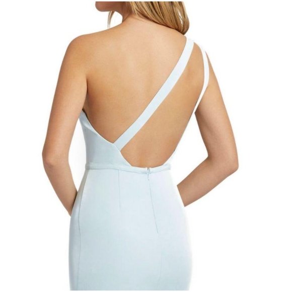 Ieena Mac Duggal One Shoulder Backless Trumpet Gow - Picture 2 of 12